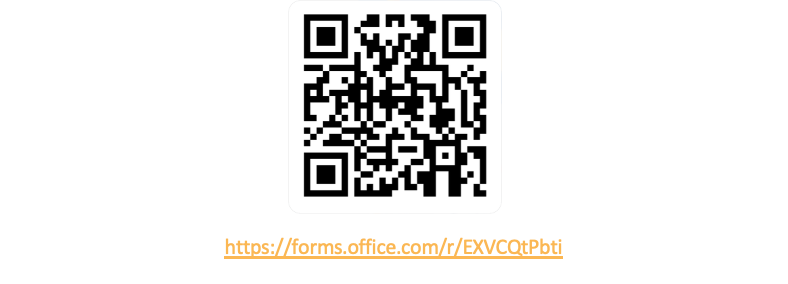 QR code for the practice workspace feedback form